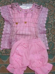 Adorable Pink Lace Outfit