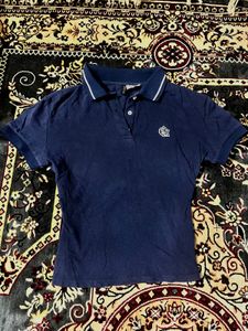 H&M Navy Blue Polo Shirt