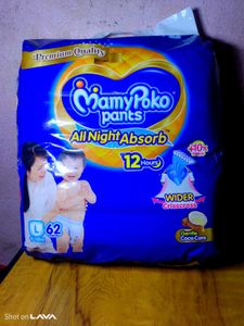 MamyPoko Pants Diapers - L(pack of 62)