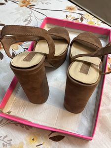 Forever 21 Nude Heels 5 Inch