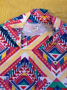 FLASH SALE @ 200 Colorful Geometric Mini Skirt