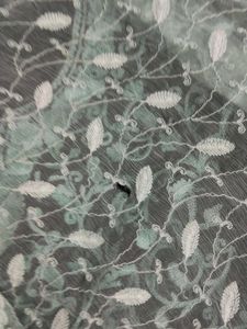 Unstiched crush fabric with kashmiri ari work