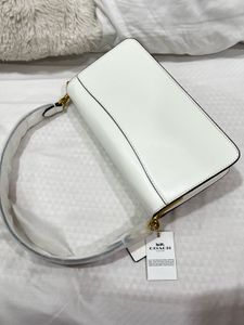Coach Tabby White Shoulder Bag