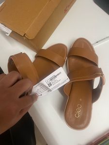 Stylish Brown Flat Sandals