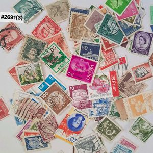 100 Vintage worldwide Stamp Collection