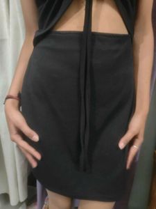 Chic Black Cutout Mini Dress