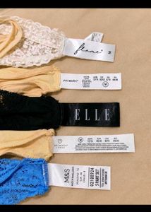 Set of 5 Women's Thong Panties  size M