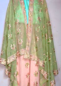 Inner With Suit Set Wit Heavy Duppata