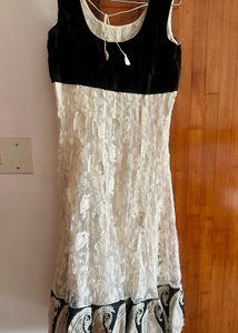 Elegant Lace Ethnic Anarkali Gown