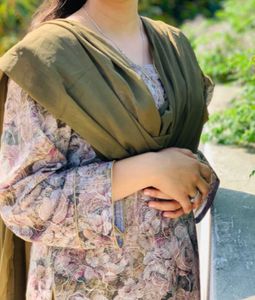 Floral Print Kurta Set