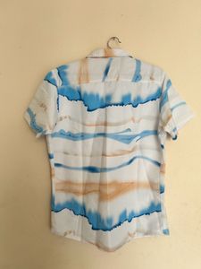 Men's Abstract Print Short Sleeve Shirt