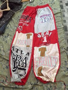 Patchwork Graphic Cargo Pants