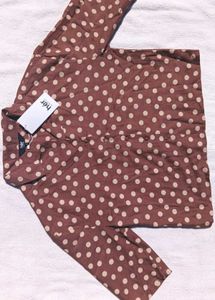 Oversized Blown Polka Shirt
