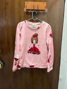 Cute Pink Plush Top and bottom