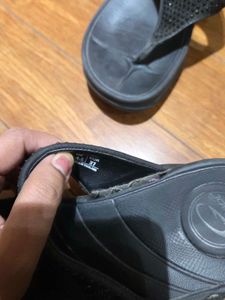 🇮🇳Freedom Sale🇮🇳Sparkly Black Flip-Flops