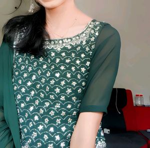 Beautiful Green Wedding Lehanga
