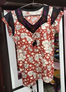 Floral Print Casual Top