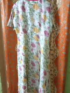Floral Print Wrap Dress