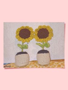 Crochet Potted Flower