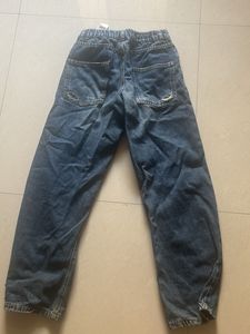 Distressed Blue Denim Jeans