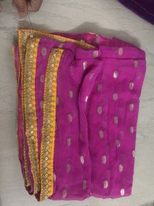 Vibrant Magenta dupatta
