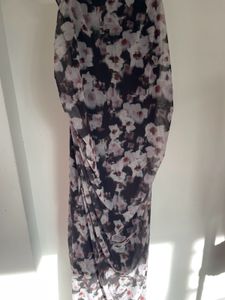 Floral Print Sheer Dress