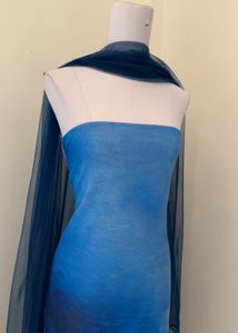 Unique Hand-Painted Sea Shell Dress Material