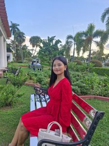 Vibrant Red Textured Mini Dress
