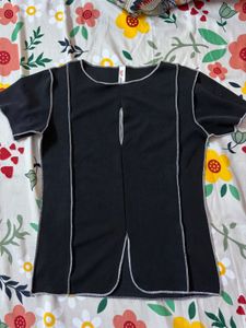 Chic Black Tunic Top