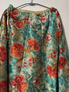 Beautiful Floral Print Ethnic Skirt