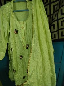 Elegant Embroidered Kurta Set with Dupatta