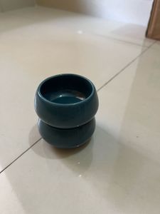 Ceramic mini bowl/ tealight candleholder (Set of 2