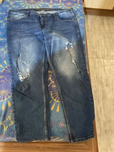 Blue Clour Ripped Jeans