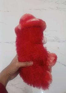 Red Teddy Bear with Heart