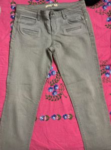 Grey Denim Jeans