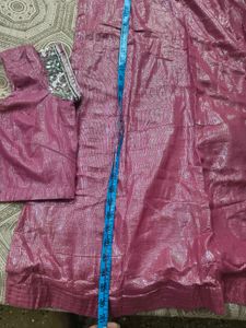 Heavy party wear blouse &amp; Shimmer peticot L size