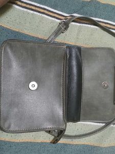 Gray Crossbody Bag