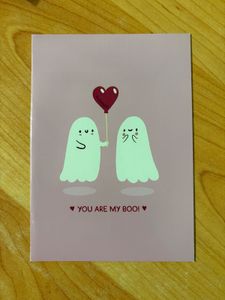 NEW Writeable Cute Pink Love Greeting Card