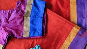 Vibrant Silk Saree with Blouse