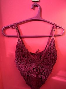 Crocheted Lace Bralette