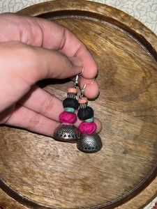 Boho Jhumka Earrings