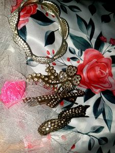 Sparkling Charm Brooch &amp; Bracelet Set 4