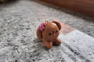 Dog Clay Charm