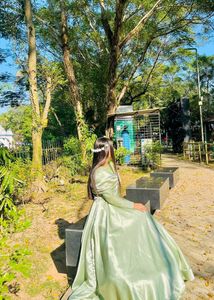Elegant Mint Green Gown