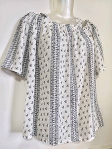 Chic Off-Shoulder Boho Blouse
