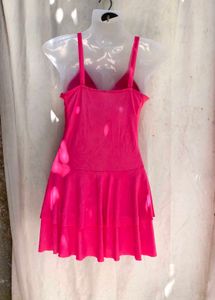 3110. Hot Pink Embellished Mini Dress