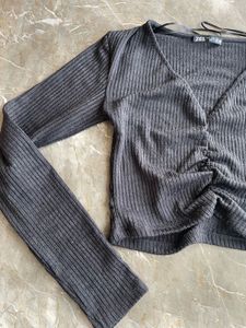 Zara Ribbed Crop Top