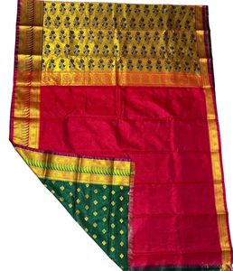 Banarasi Satin Allover Booti Saree For Women