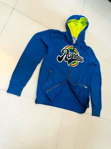 Blue Rainbow Zip-Up Hoodie 🇺🇸