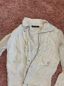 White Embroidered Jacket
